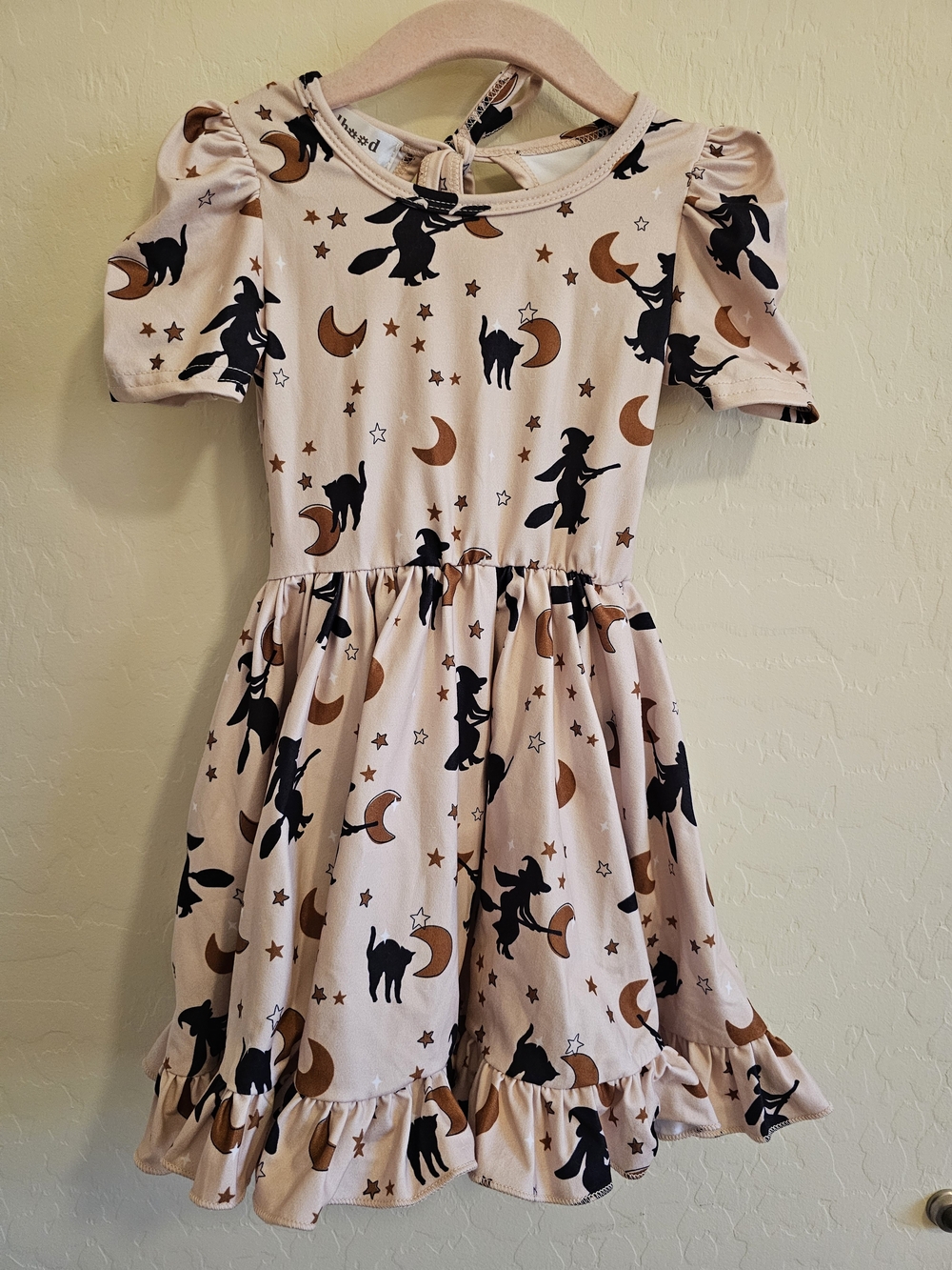 Girlhood By Little Stocking Co Girls Witchy Twirl Dress Size 3